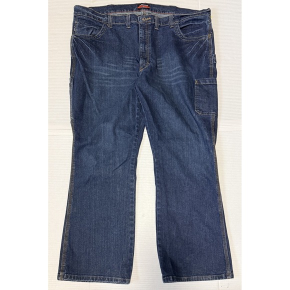 BULWARK FR - Men's Bootcut Flame Resistant Denim Blue Jeans - Size 46x32 - Picture 2 of 7